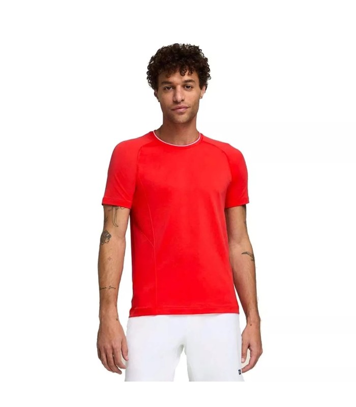 Wilson Team Seamless Crew T-Shirt Red | IPONTENNIS
