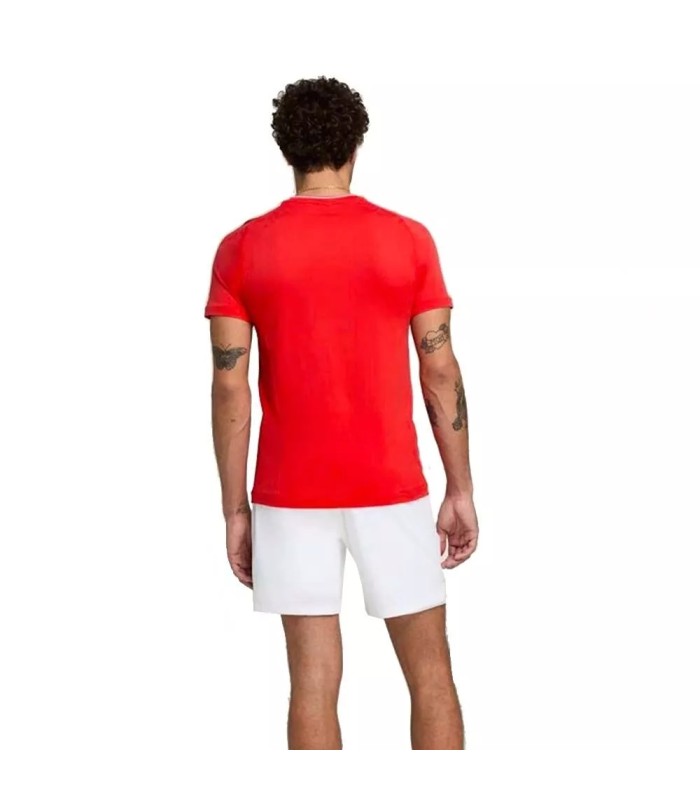 T-shirt Rouge à Manches Courtes Wilson Team Seamless Crew | Ipontennis