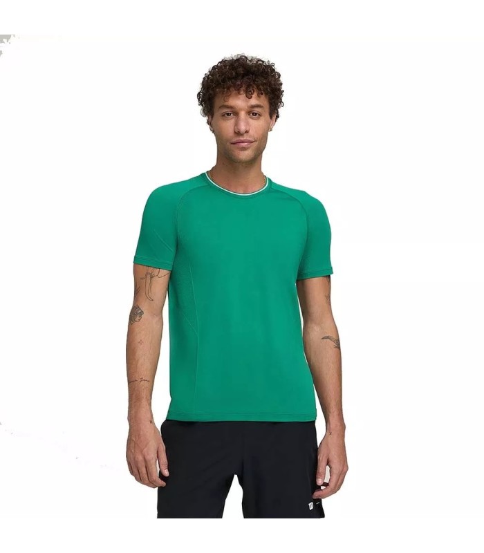 Wilson Team Seamless Crew T-Shirt Green | IPONTENNIS