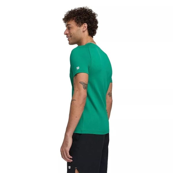 Wilson Team Seamless Crew T-Shirt Green | IPONTENNIS