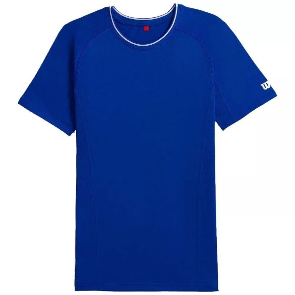 Camiseta de Manga Curta Wilson Team Seamless Azul | Ipontennis