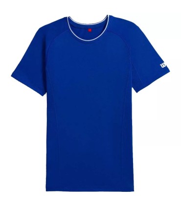 Wilson Team Seamless Crew T-Shirt Blue | IPONTENNIS