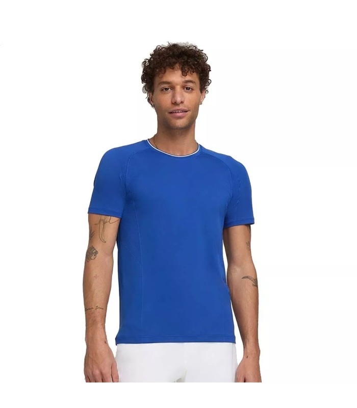 Maglietta a Maniche Corte Wilson Team Seamless Blu | Ipontennis