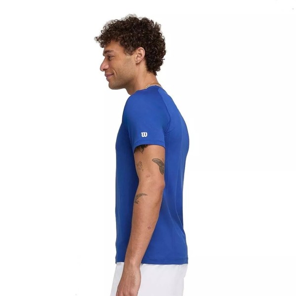 Maglietta a Maniche Corte Wilson Team Seamless Blu | Ipontennis