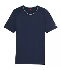 Maglia a maniche lunghe Wilson Team Seamless Crew blu navy | Ipontennis