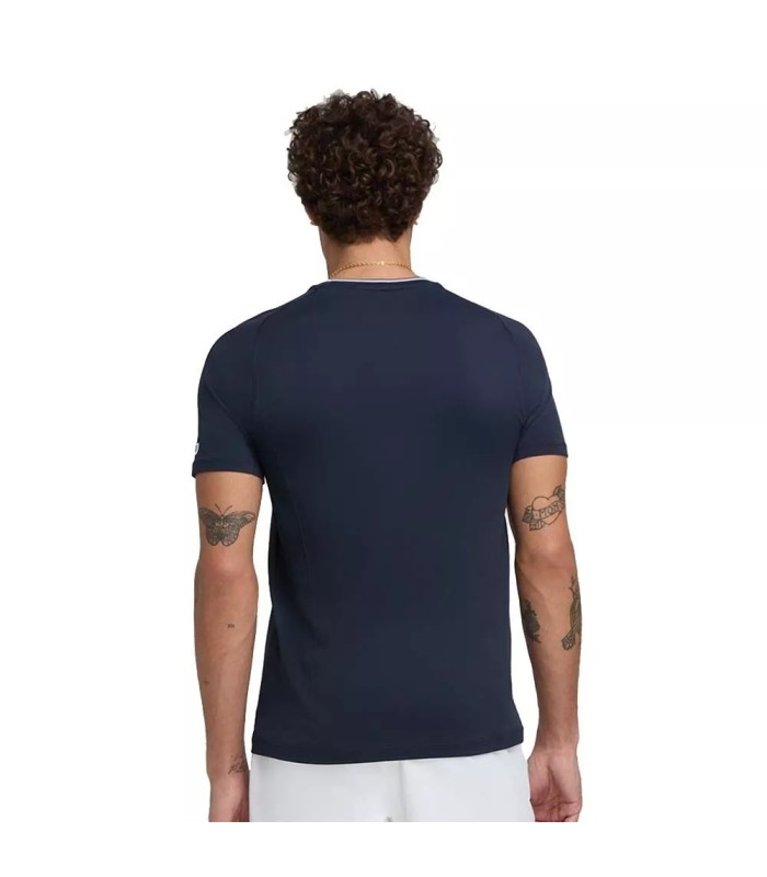 Maglia a maniche lunghe Wilson Team Seamless Crew blu navy | Ipontennis