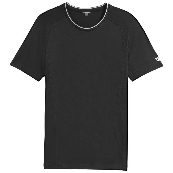 T-shirt Noire Wilson Team Seamless Crew | Ipontennis