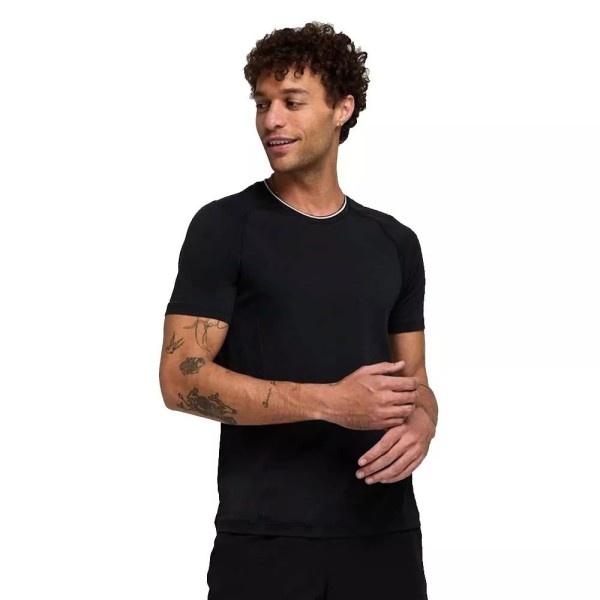 Maglietta Nera Wilson Team Seamless Crew | Ipontennis