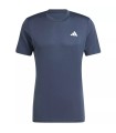 Camiseta azul escuro Adidas FreeLift | Ipontennis