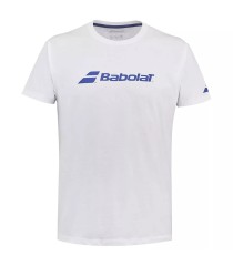 T-shirt d'exercice Babolat blanche | Ipontennis