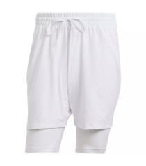 Adidas Pro 2N1 Short Blanc | Ipontennis