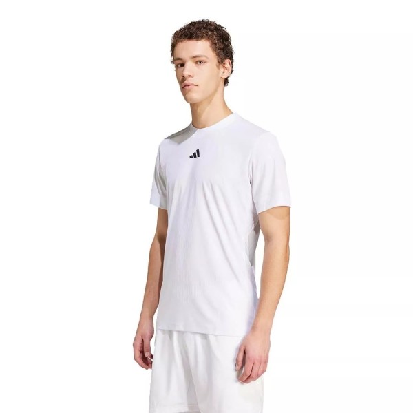 Weißes Adidas London Airchill Pro FreeLift T-Shirt | Ipontennis