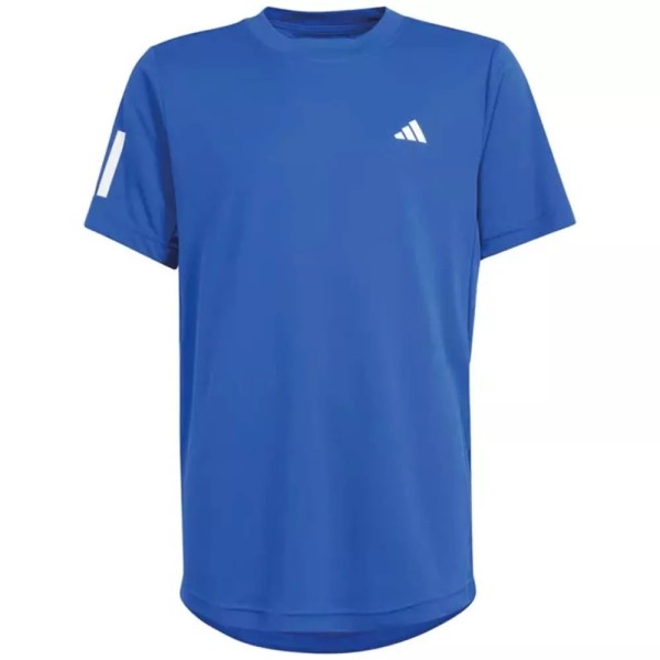 Adidas Club 3 Stripes Junior T-Shirt Blue1