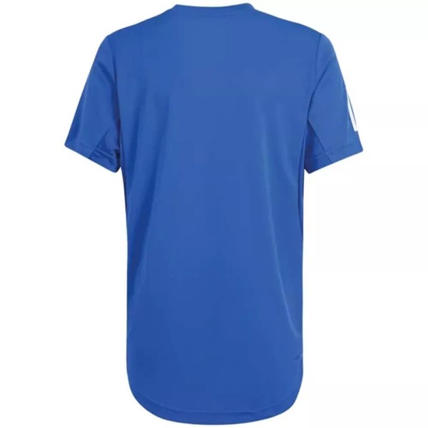 Adidas Club 3 Stripes Junior T-Shirt Blue | IPONTENNIS