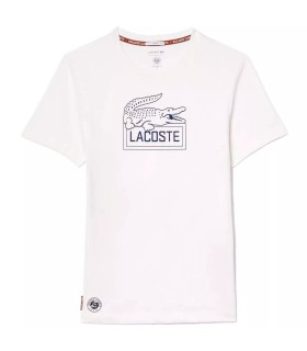 Lacoste Sport Roland Garros Unisex White T-shirt1