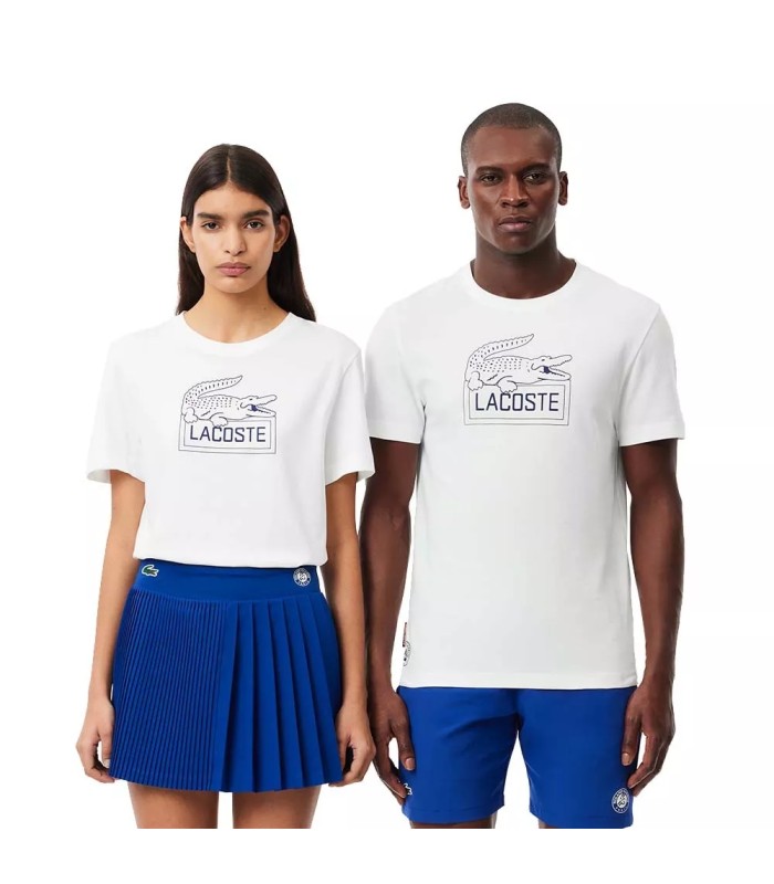 Maglietta Unisex Bianca Lacoste Sport Roland Garros | Ipontennis
