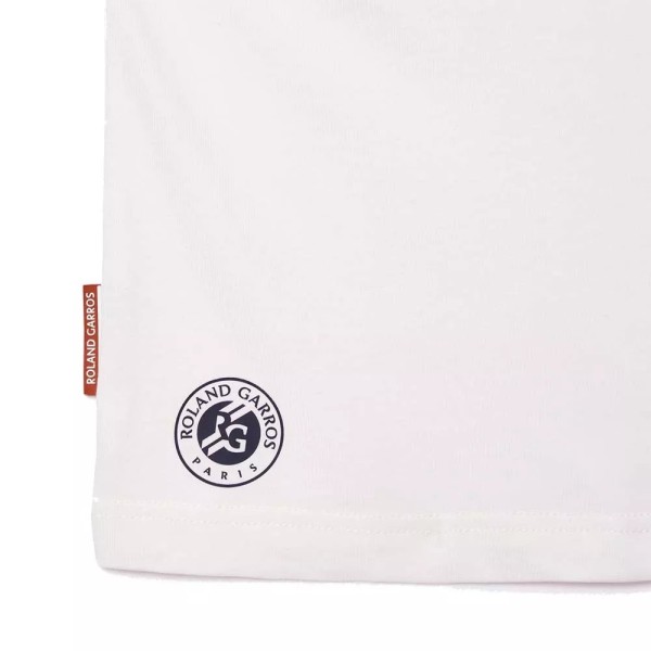 Maglietta Unisex Bianca Lacoste Sport Roland Garros | Ipontennis