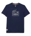 Maglietta Unisex Blu Marino Lacoste Sport Roland Garros | Ipontennis