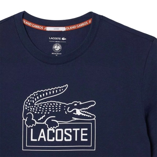 Maglietta Unisex Blu Marino Lacoste Sport Roland Garros | Ipontennis