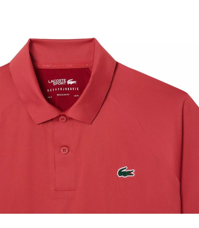 Lacoste Tennis x Novak Djokovic Paris Red Polo | IPONTENNIS