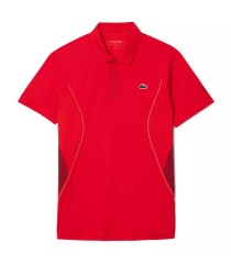 Polo rouge de tennis Monte-Carlo Novak Djokovic de Lacoste | Ipontennis