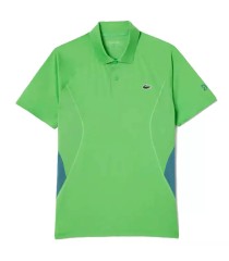 Lacoste Tennis Miami Polo Vert de Novak Djokovic | Ipontennis