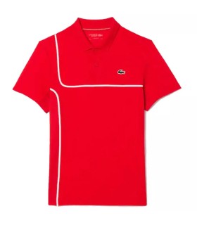 Lacoste Tennis Red polo1