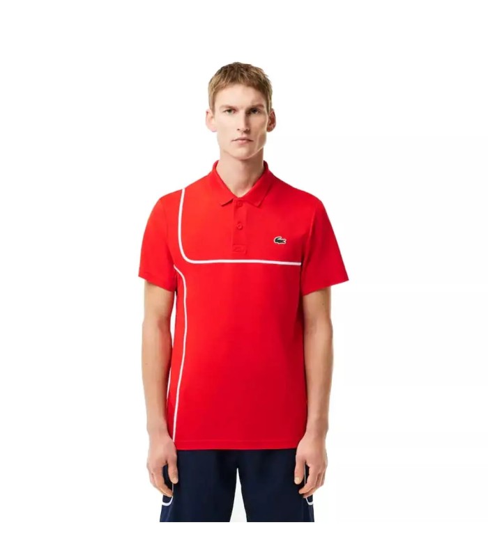 Lacoste polo rouge de tennis | Ipontennis