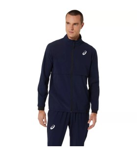 Asics marineblaue Wettkampfjacke | Ipontennis