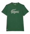 T-shirt verte de Lacoste | Ipontennis
