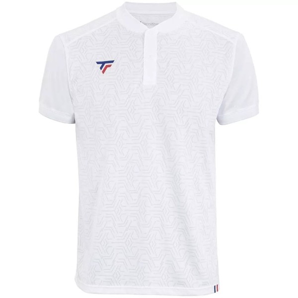 Polo Blanc en Maille Tecnifibre Team | Ipontennis