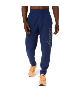 Asics Logo Navy Blue Pants1