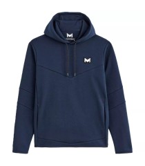 Sweat à capuche Mouratoglou bleu marine | Ipontennis