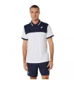 Asics Court Polo White / Navy1