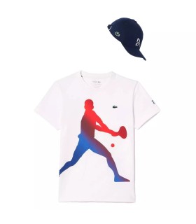 Pack T-Shirt + Cap Lacoste Tennis x Novak Djokovic1