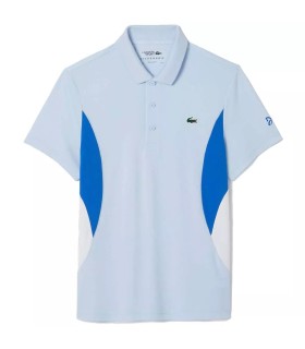 Lacoste Novak Djokovic Tennis-Poloshirt Hellblau | Ipontennis