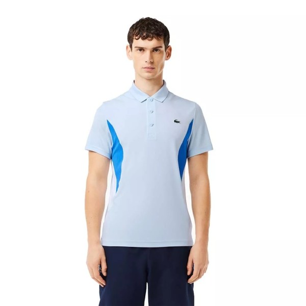 Lacoste Polo de Tennis Novak Djokovic Bleu clair | Ipontennis