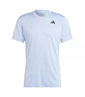 Blaues Adidas FreeLift T-Shirt | Ipontennis