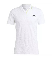 Adidas London Pro FreeLift Polo Blanc | Ipontennis