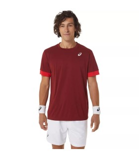 Asics Court T-Shirt Red1