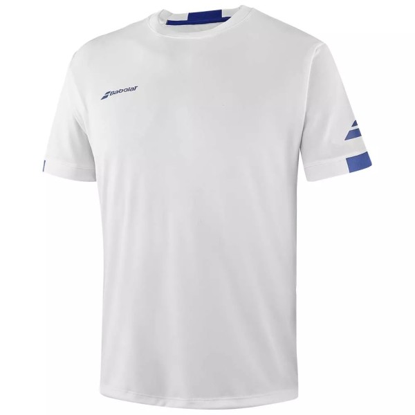 T-shirt Blanche à Col Rond Babolat Play | Ipontennis