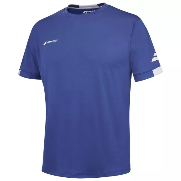 T-shirt Babolat Play à col rond bleu marine | Ipontennis