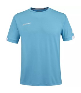 Babolat Play T-Shirt mit Rundhalsausschnitt in Cyanblau | Ipontennis