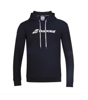 Schwarzes Babolat Kapuzen-Sweatshirt für Sport | Ipontennis