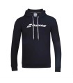 Schwarzes Babolat Kapuzen-Sweatshirt für Sport | Ipontennis