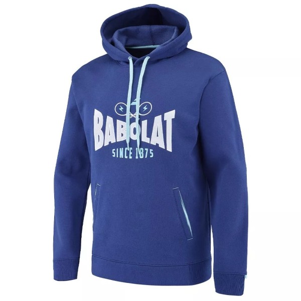 Babolat blaue Trainingskapuzenjacke | Ipontennis