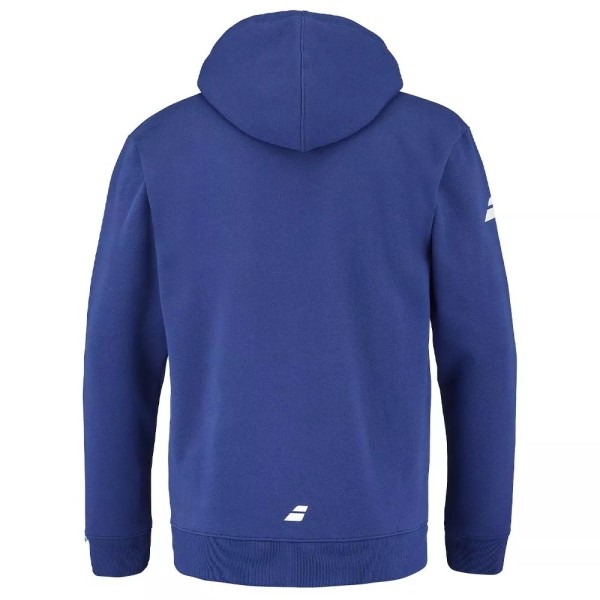 Sweat à capuche d'exercice Babolat bleu | Ipontennis