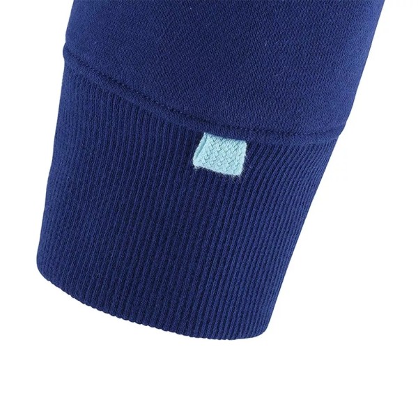 Felpa con cappuccio da allenamento Babolat blu | Ipontennis