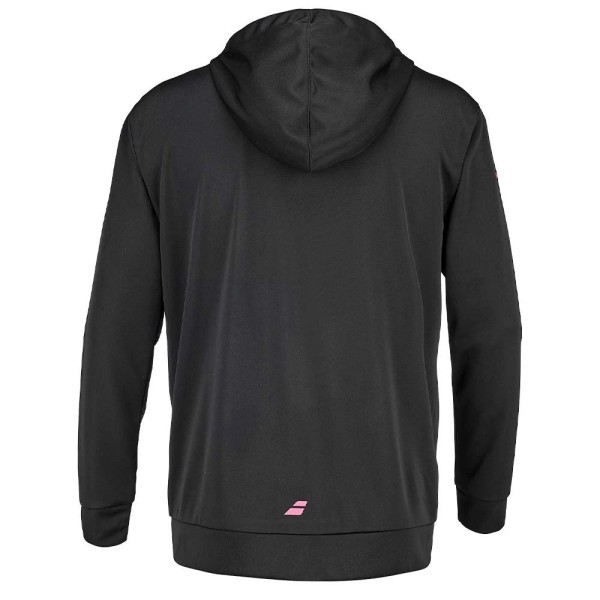Felpa con cappuccio Babolat Padel Nera | Ipontennis