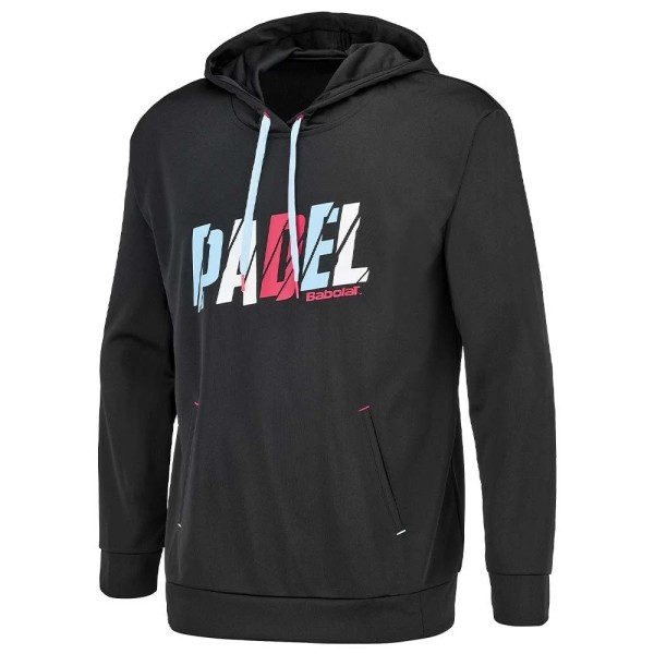 Sweat à capuche Babolat Padel Noir | Ipontennis